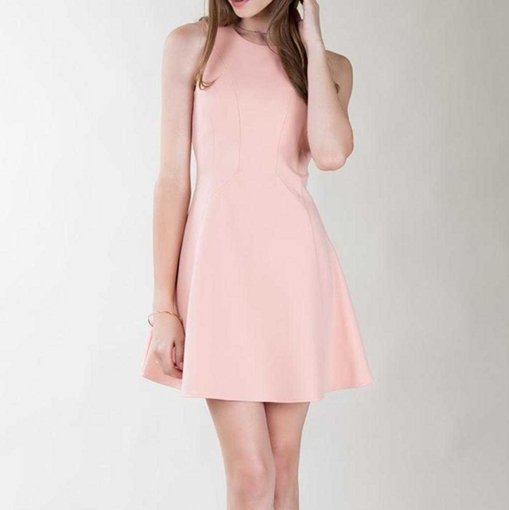 Black Swan Peach Mini Dress